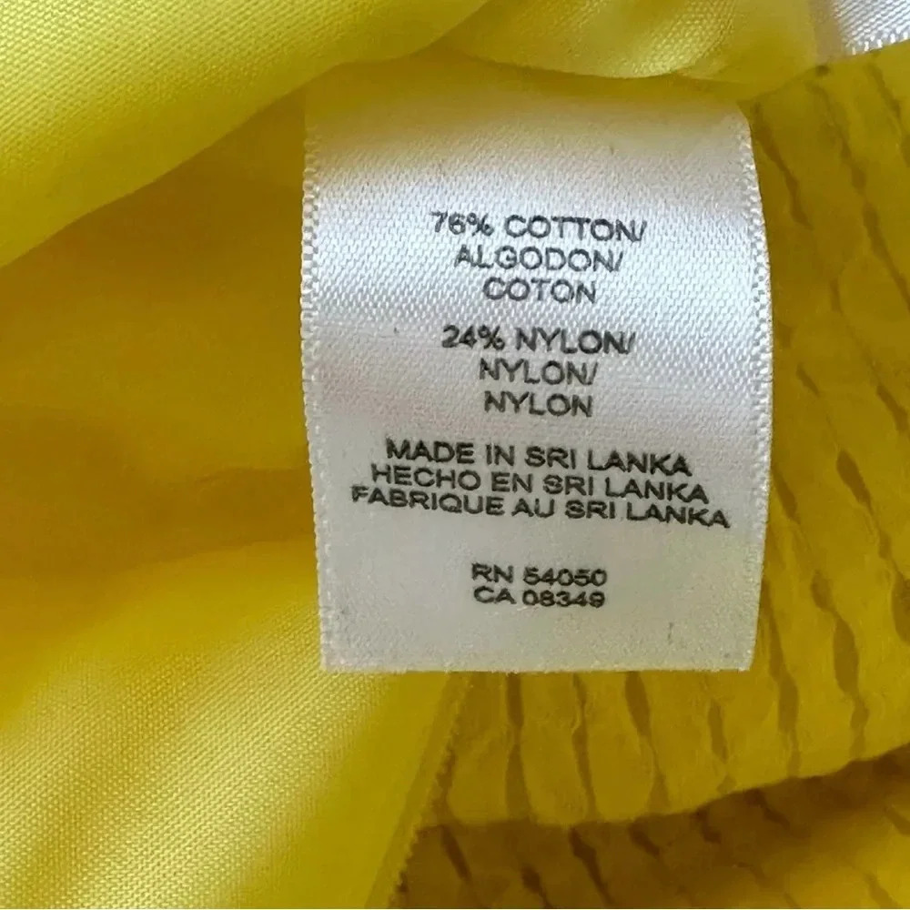 Nine West Yellow Tank Dress Fit & Flare Size 2 - Picture 5 of 8